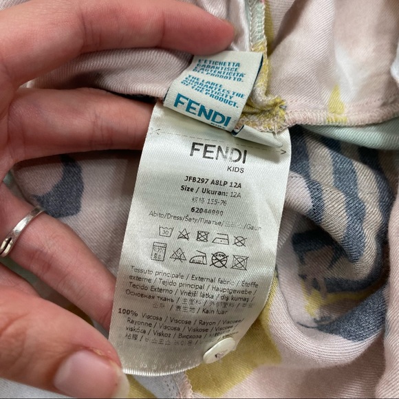 Fendi authentic oversized ruffled dress size S - Picture 14 of 16